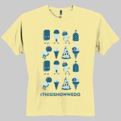 Katy Perry This is how we do (Ice Cream) T-Shirt ™ Mens Organic Cotton Perfect Weight